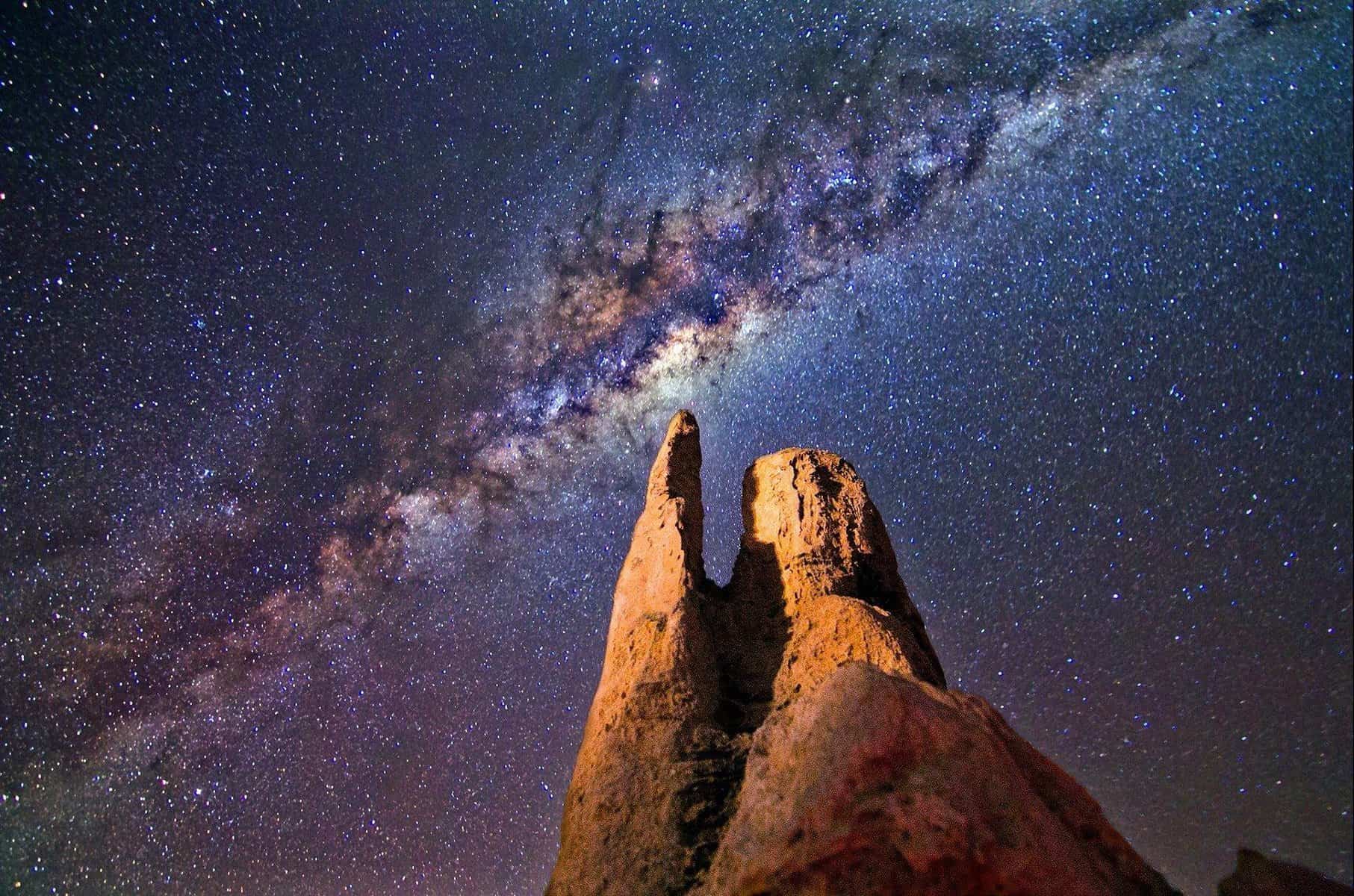Milky Way Galaxy During Nighttime