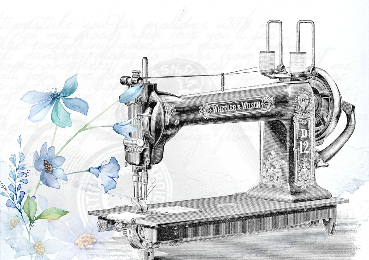 Who invented the sewing machine in the industrial revolution? 